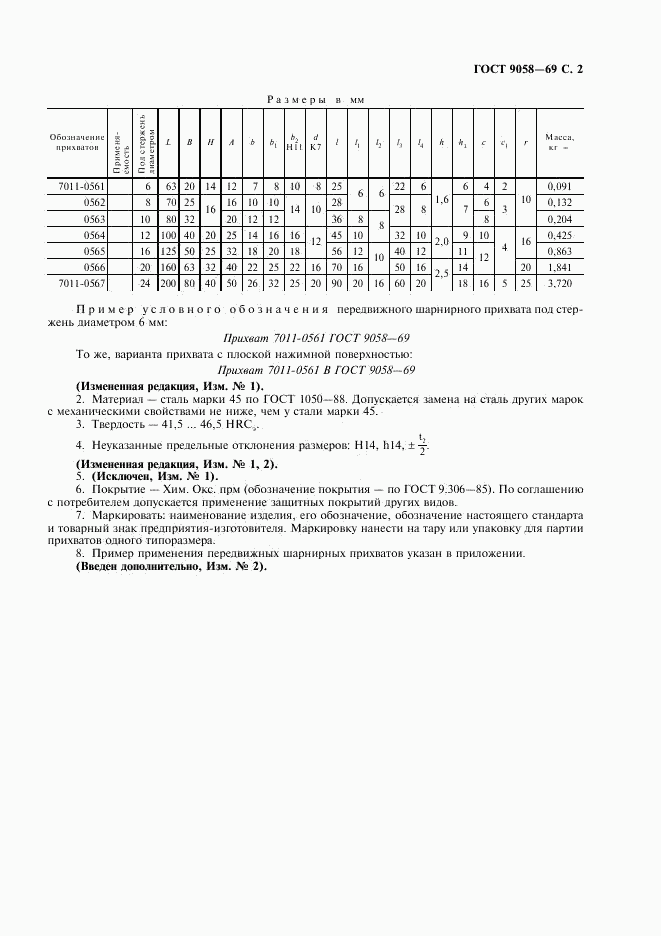 ГОСТ 9058-69, страница 3