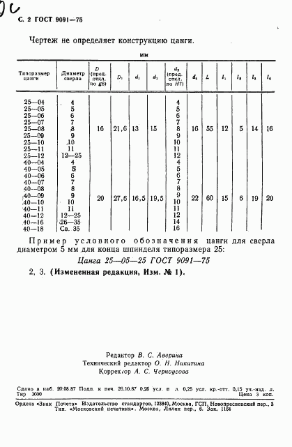 ГОСТ 9091-75, страница 3