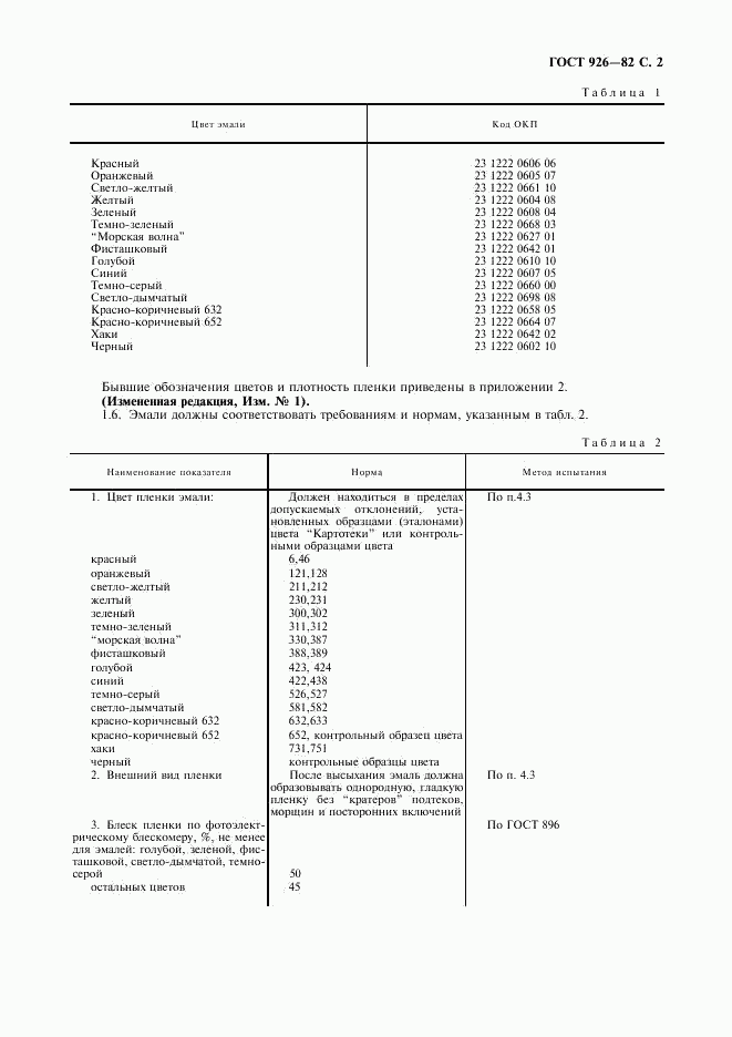 ГОСТ 926-82, страница 3