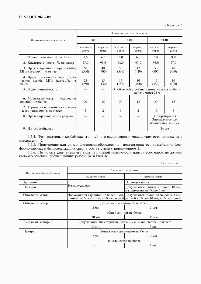 ГОСТ 961-89, страница 6