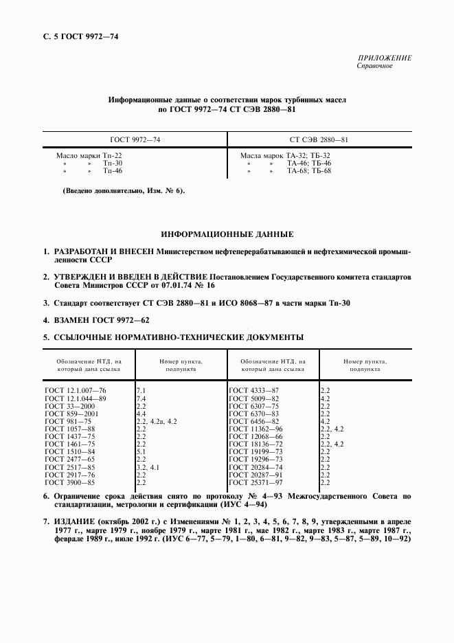 ГОСТ 9972-74, страница 6