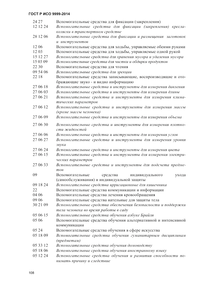 ГОСТ Р ИСО 9999-2014, страница 114
