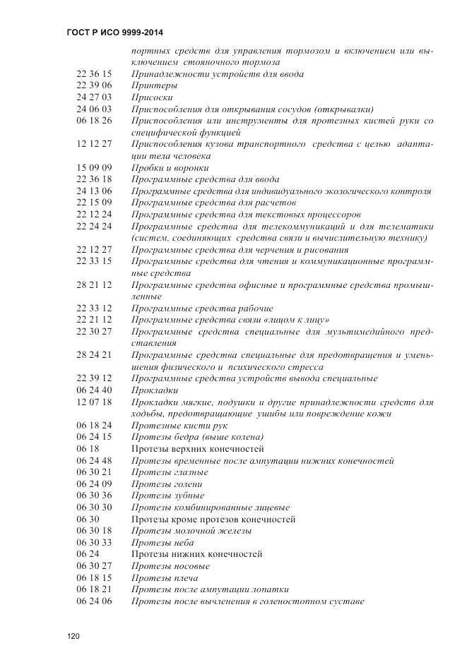 ГОСТ Р ИСО 9999-2014, страница 126