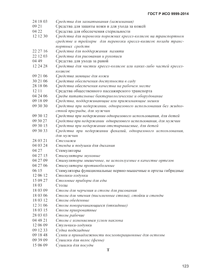 ГОСТ Р ИСО 9999-2014, страница 129
